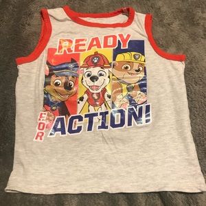 Licensed Paw Patrol tank top - boys size 6